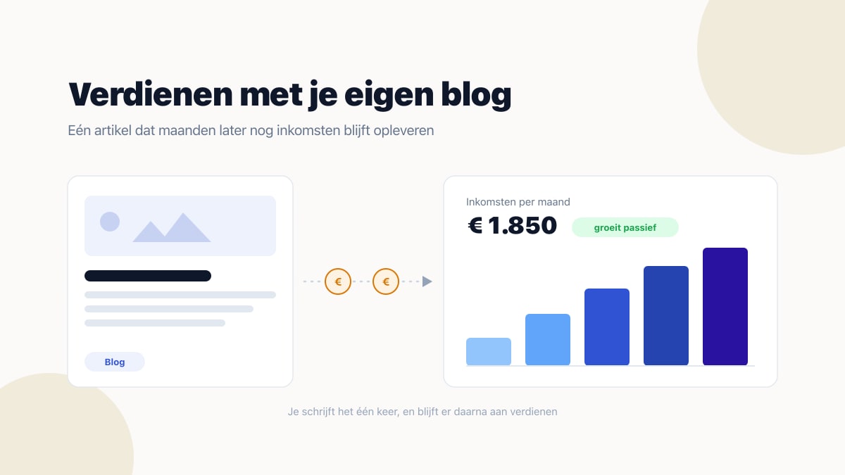 Zoveel verdien je met bloggen als je er serieus mee aan de slag gaat