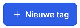 De knop Nieuwe tag onder Instellingen en Tags in FunnelApp