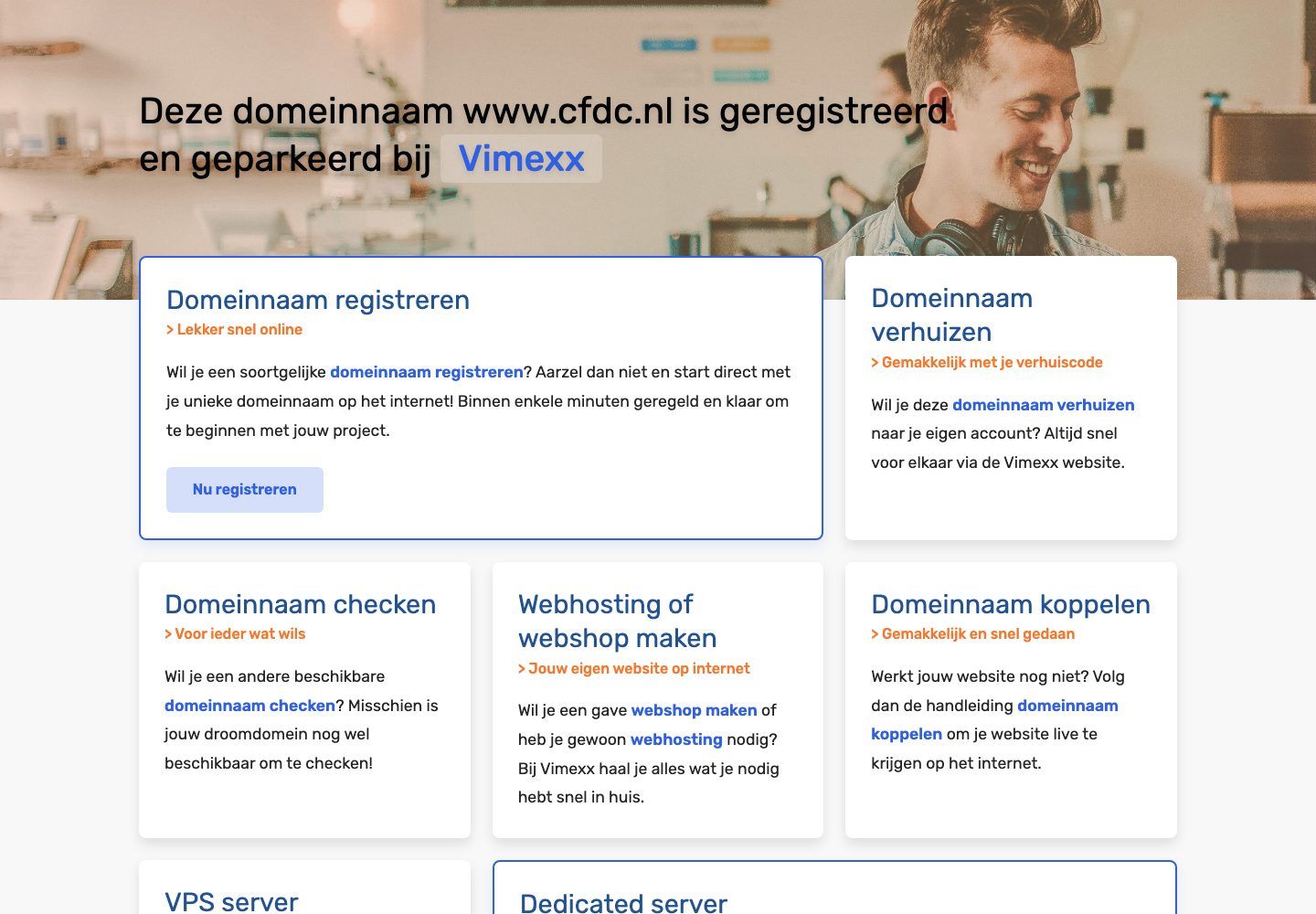 De website van Chrissy Fens